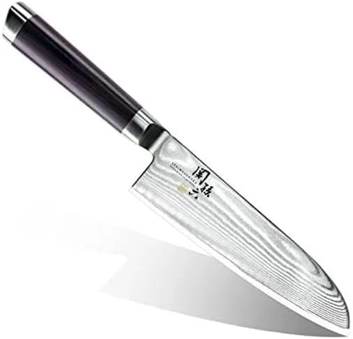 Kai Genuine Sekimoroku Santoku Knife Damascus AE5200 Stainless Steel Clad Composite 11.5 Inch No-brand goods