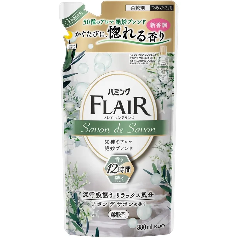 Kao Humming Flare Fragrance Savon De Savon Refill 380ml - Refreshing Scent
