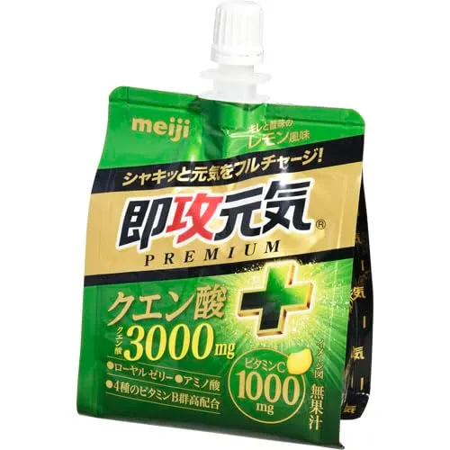 Meiji Instant Energy Jelly with Citric Acid and Lemon Flavor 180g