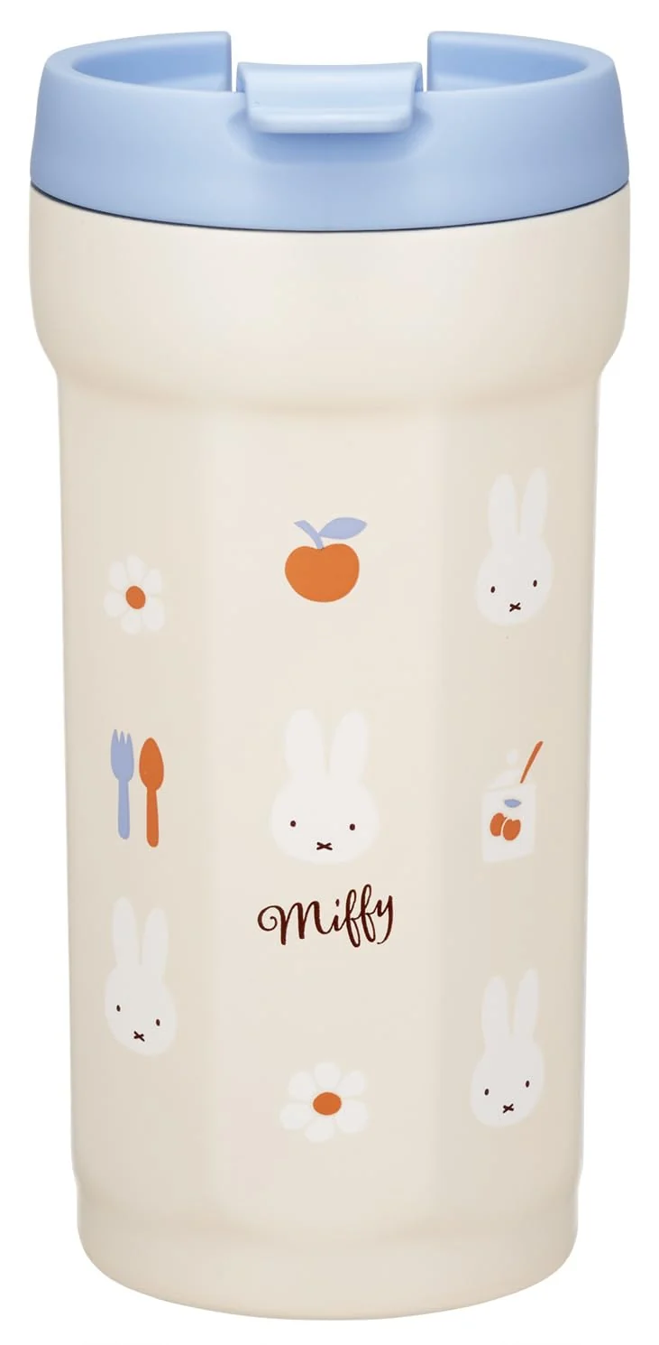 Skater 350ml Octagonal Stainless Steel Insulated Tumbler with Lid Miffy Design