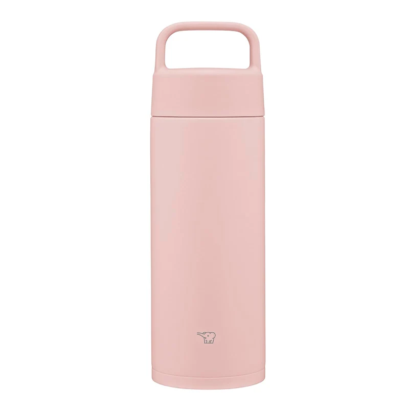 Zojirushi Pink Stainless Steel 500ml Water Bottle Mug with Handle Dishwasher Safe Sm-Rs50-Pa