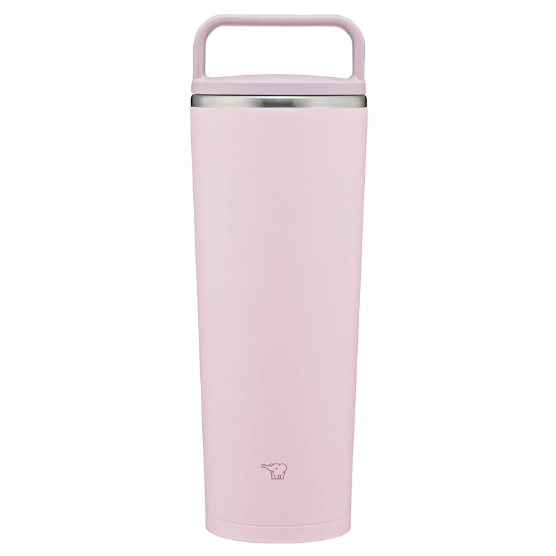 Zojirushi SX-JS40-PM 400ml Carry Tumbler Water Bottle with Handle Dishwasher Safe Powdery Pink