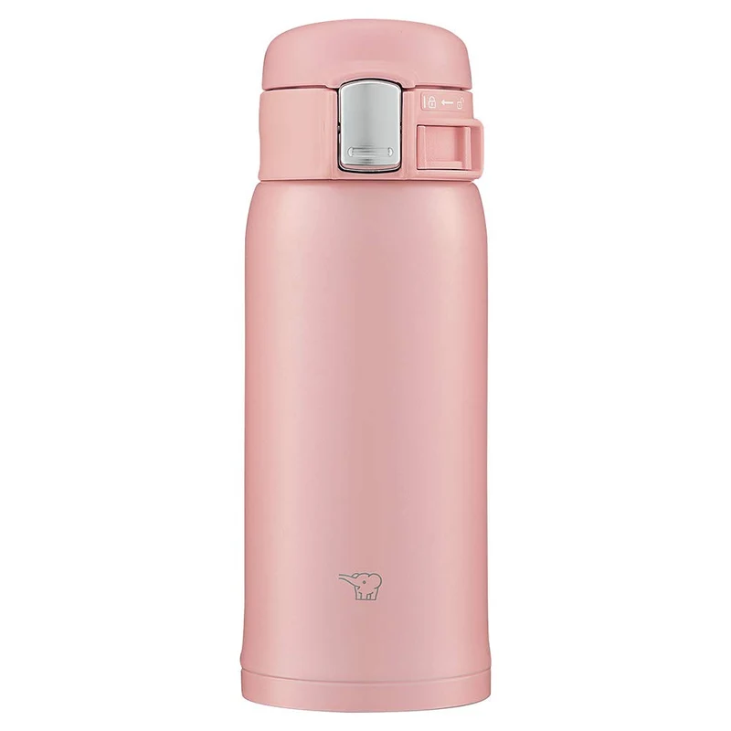 Zojirushi (Zojirushi) Water Bottle Direct Drinking [One-Touch Open] Stainless Mug 360Ml Pink Sm-Sf36-Pa