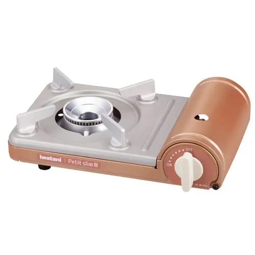 Iwatani Cassette Stove Petit Slim 3 Metallic Coral Portable