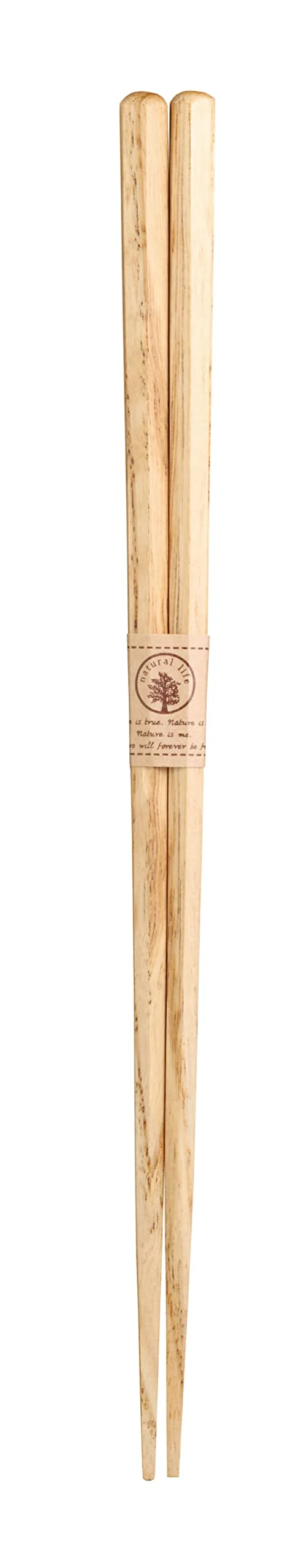 Yamaco Natural Wood Chestnut Hexagonal Chopsticks
