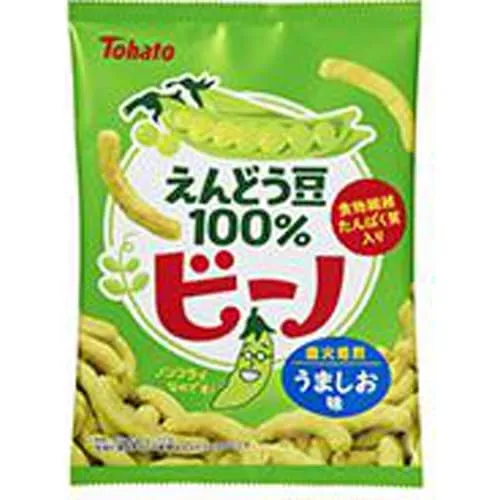 Distribution Tohato Beano Fire Roasted Green Pea Chips 61G