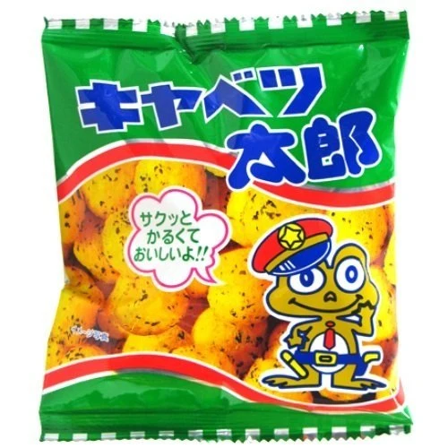 The War Yaokin Cabbage Taro Aonori Puffcorn Snack
