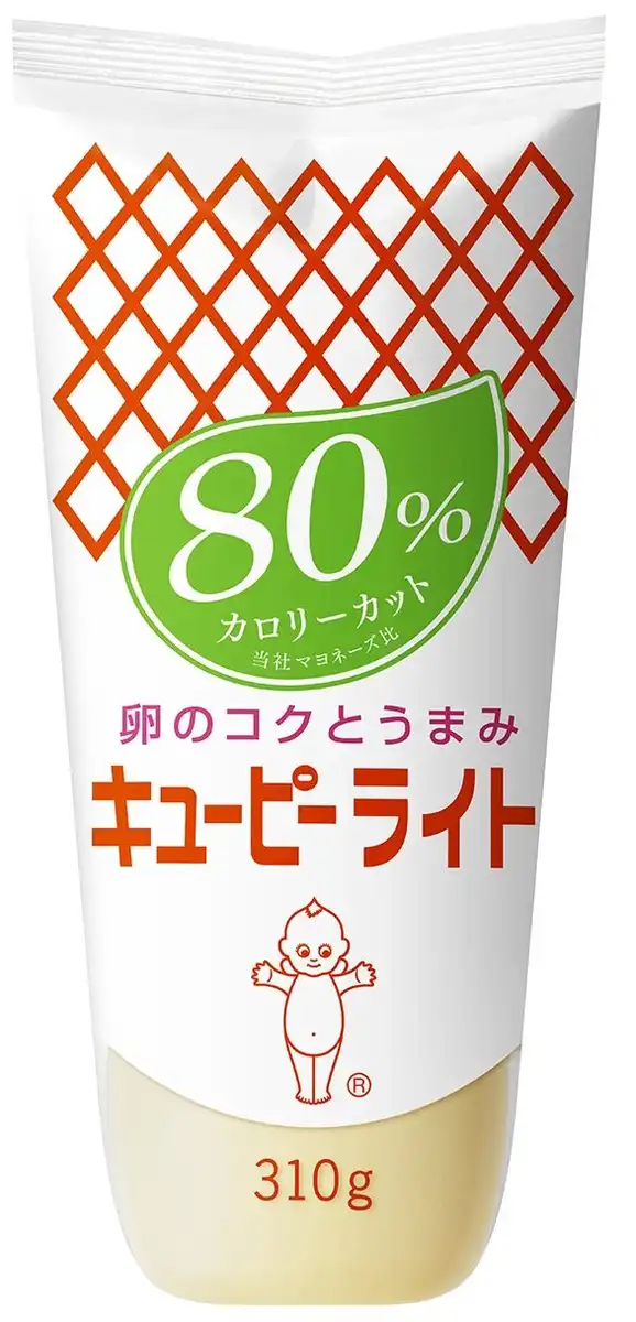Kewpie Mayonnaise Light (80% Calorie Cut) 310G - Japanese Product