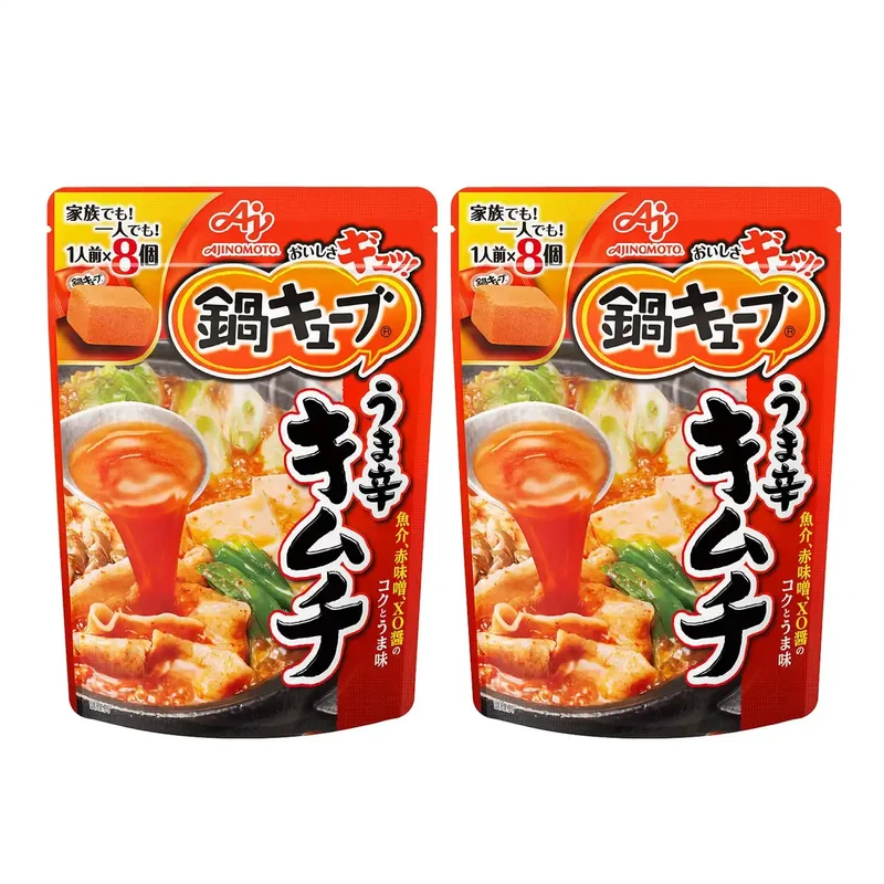 Ajinomoto Nabe Cube Hot Pot Dashi Stock Spicy Kimchi Flavor