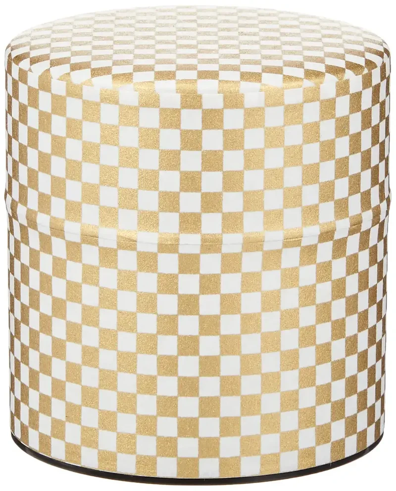 Yamaco Po-Kan Checkered Small Tea Canister Model 80093