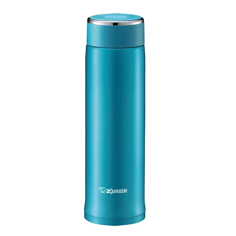 Zojirushi 480ml Stainless Steel Water Bottle Turquoise Blue SM-LA48-AV