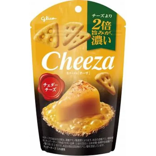 Glico Cheeza Cheddar Cheese Crackers 36g | Savory Snack Delight