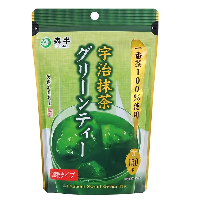 Morihan Uji Matcha Sweet Green Tea Powder 120g Premium Japanese Blend