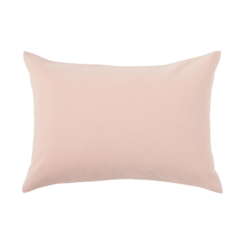 Muji Pink Pillow Cover 43x63cm Washed Cotton 84095955