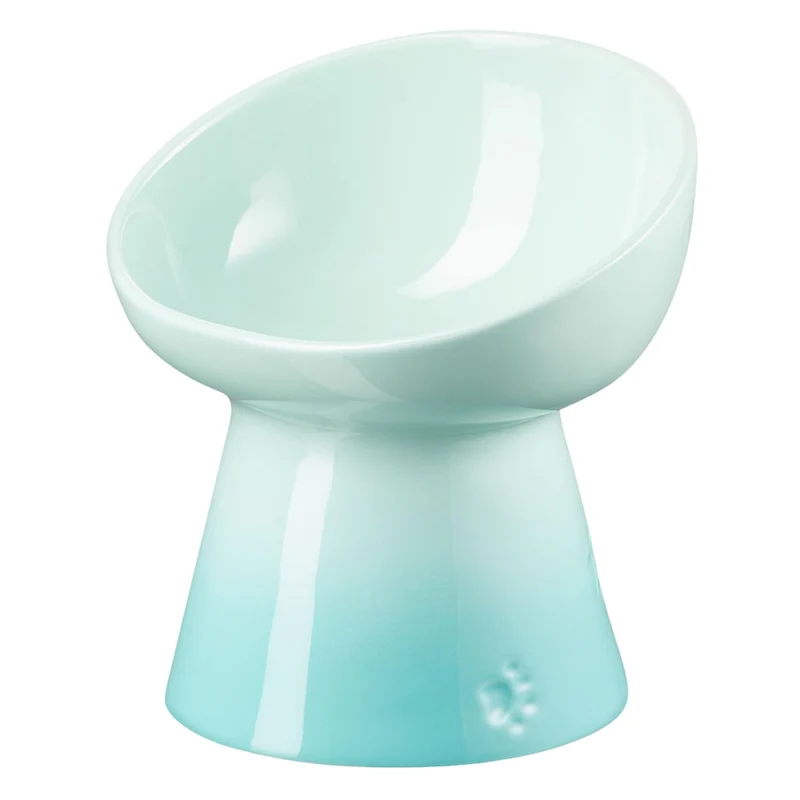 Le Creuset Pet Bowl Deep Cool Mint Microwave Safe Stain Resistant Japan