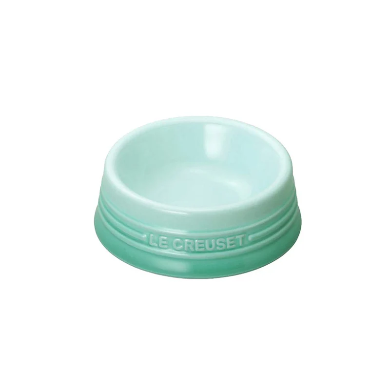 Le Creuset Cool Mint Pet Bowl S Stain Resistant Microwave Safe for Pets