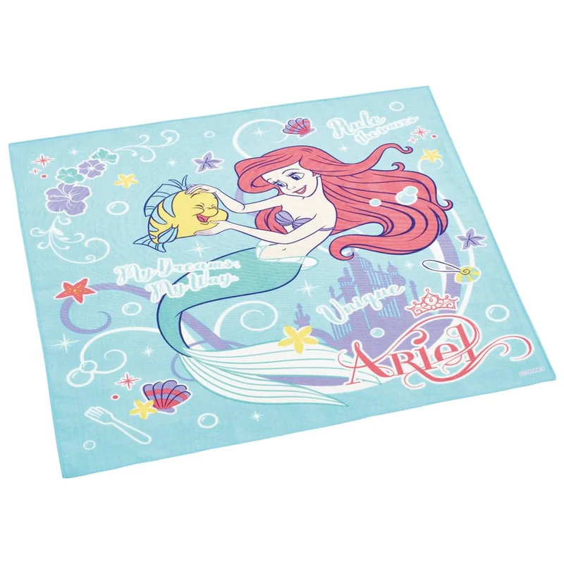 Skater Disney Ariel Kids Lunch Box With 43x43 cm Cloth -