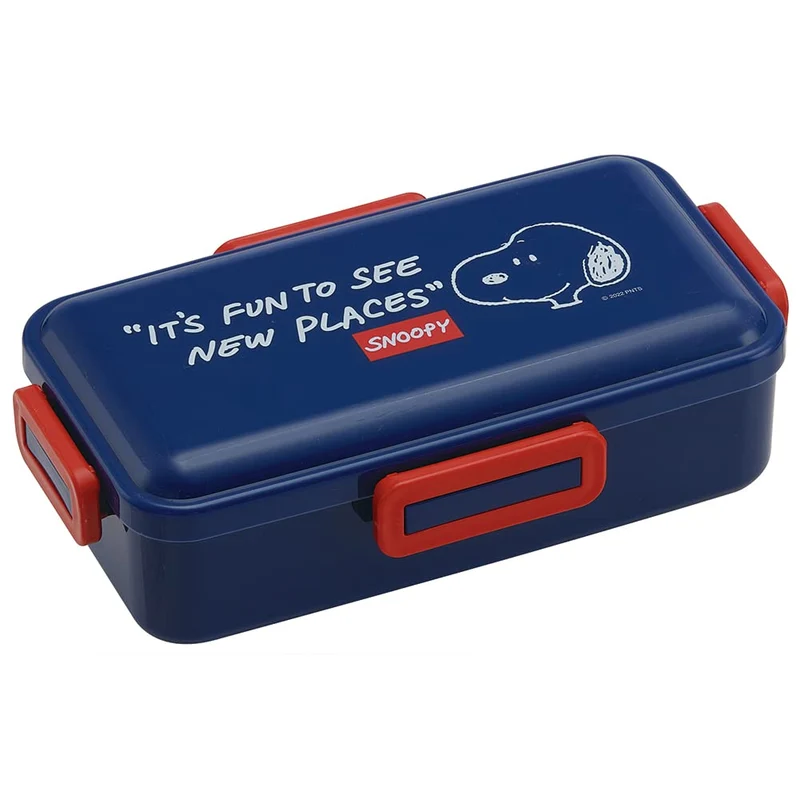 Skater Bento Box Shokado Snoopy Navy 830mL Antibacterial Large Capacity L