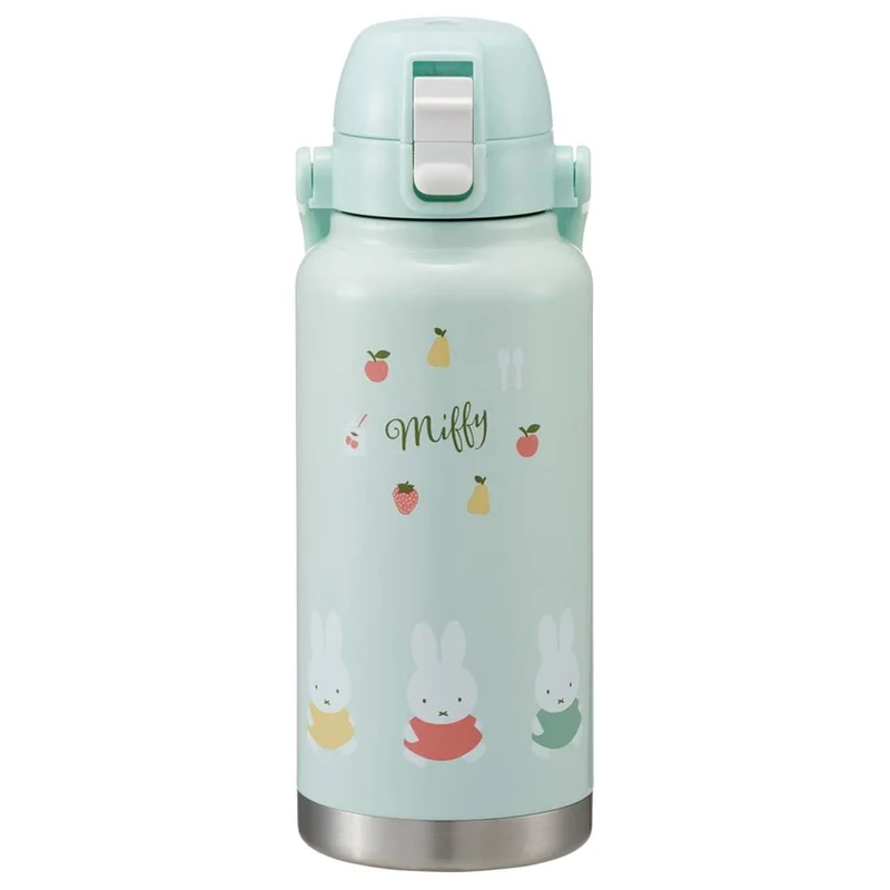 Skater Miffy 1000ml Stainless Steel Bottle With Handle Direct Drink