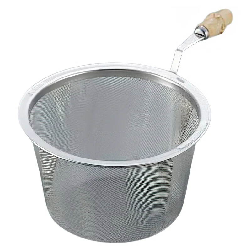 Takekoshi Stainless Steel Tea Strainer Bamboo Handle 76-81mm