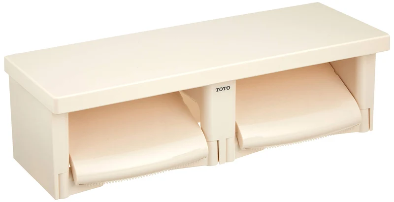 This Japan Double Paper Roller Flat Shelf Resin Pastel Ivory Yh650#Sc1