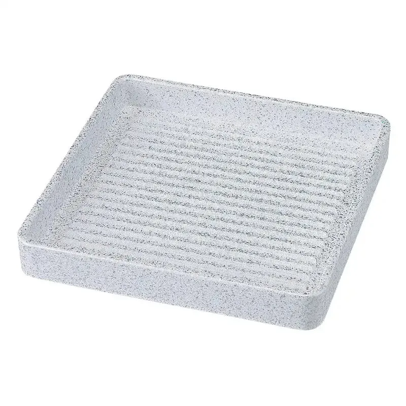 Fukui Craft Square Meat Plate 16㎝ - Silver
