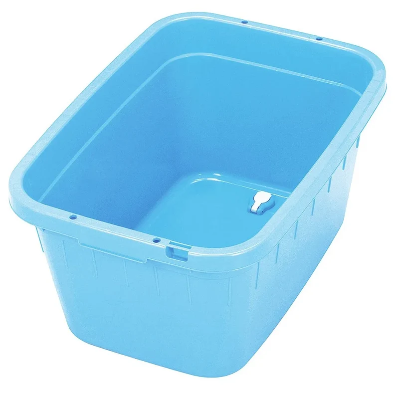 Shinkigosei Synthetic Dragonfly Square Type Drainage Stopper 60 Type 62L Blue Japan 66X47X33Cm