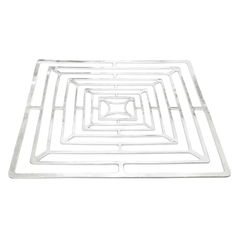 Nousaku Kago Hand-Crafted Cast Tinware Flexible Folding Basket – Square 400x400mm