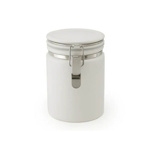 Zero Japan Mino Ware Ceramic Tea Canister 100 White