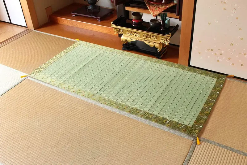 Ikehiko Gozen Goza Buddhist Altar Rush Rush Kakegawa Weave Matsukawa 88X120Cm #3101639