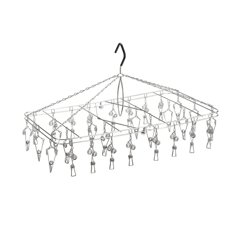 Ohki Works Japan Yasashii Pinch Laundry Stainless Steel Hanger