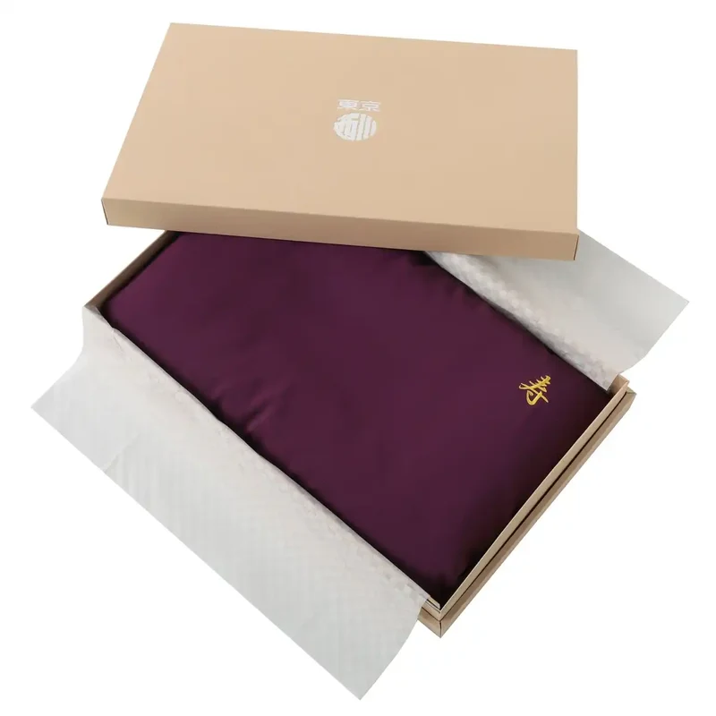 Nishikawa Celebration Pillow 55X35Cm Kishou Kouki Longevity Gift Box Adjustable Height Neck & Shoulder-Friendly Pillow Cover Purple Eh88102036Pl