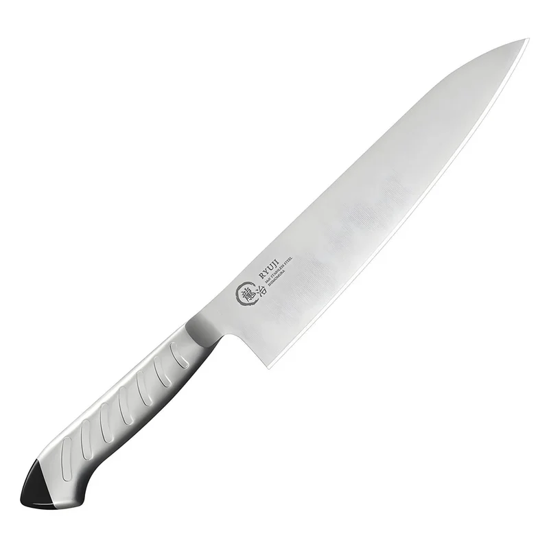 Ryuji Molybdenum Steel Gyuto Knife 30cm - Black