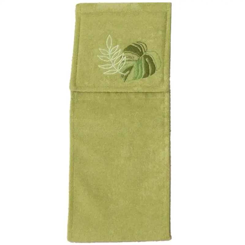 Senko Deliciosa Paper Holder Cover Green Leaf Monstera Hawaiian 67088 Japan