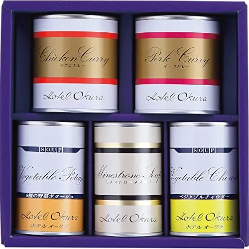 Generic Product Hotel Okura Canned Soup & Cooking Hoe 2023 - Japan