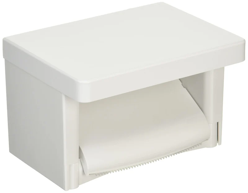 This Yh501Fmr #Nw1 White Paper Roller With Wood Shelf -