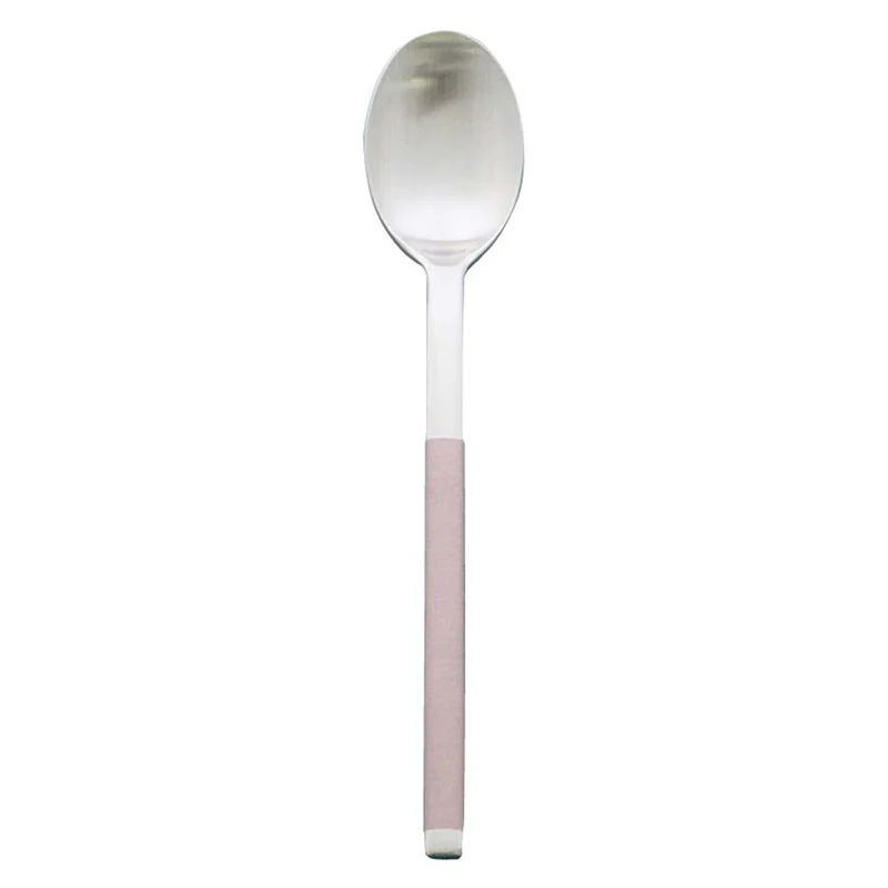 Sakurai J-Tone Stainless Steel Dessert Spoon Pink