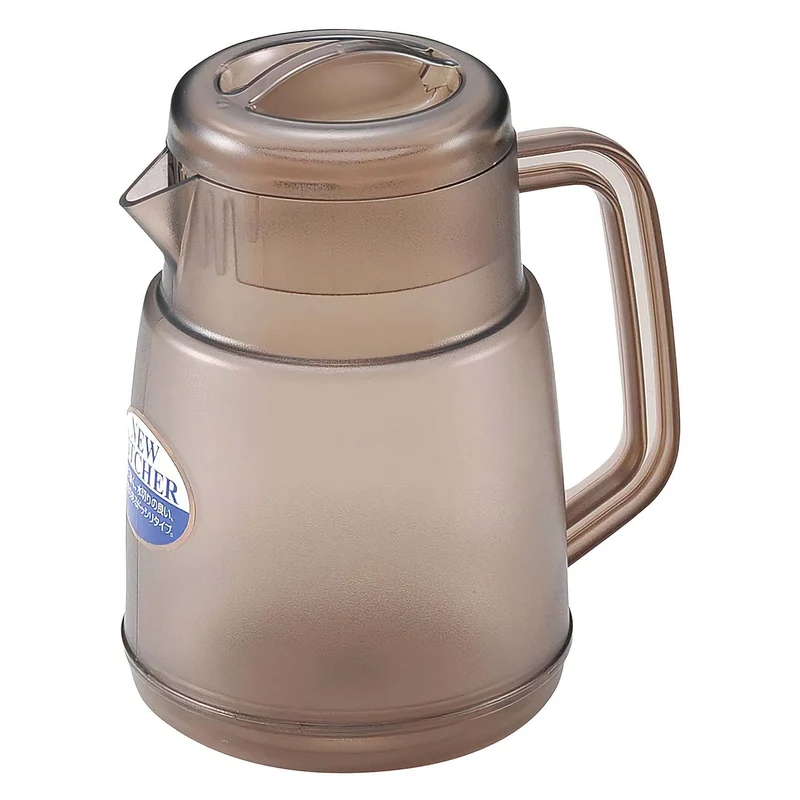 Yamaken Plastic Water Pitcher 1.6L Brown