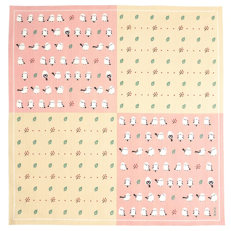 Hama Pattern Japan Chankoi Striped Long-Tailed Pink Wrapping Cloth 50Cm