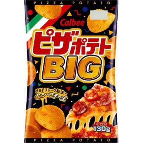 Calbee Pizza Potato Chips 130G Big Bag