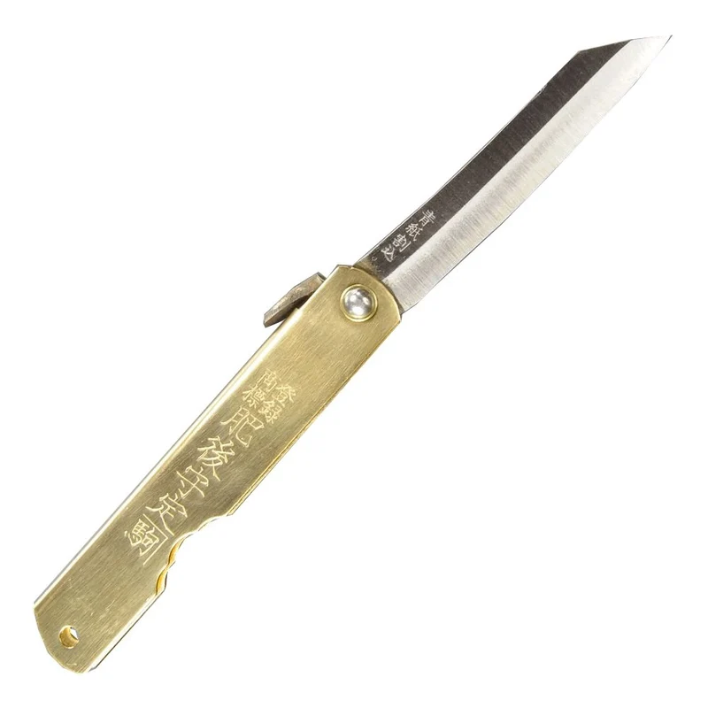 Kanekoma Higonokami Aogami Warikomi Handmade Folding Knife 175mm Blade