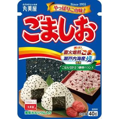 Marumiya Gomashio Sesame and Salt Rice Seasoning 40g Furikake Mix