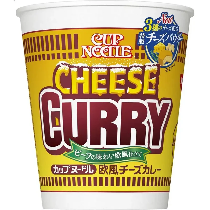 Nissin Foods European Cheese Curry Instant Ramen Noodles 85g SIngle Pack