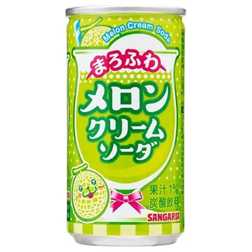 Sangaria Melon Cream Soda 190g Can – Japanese Soft Drink