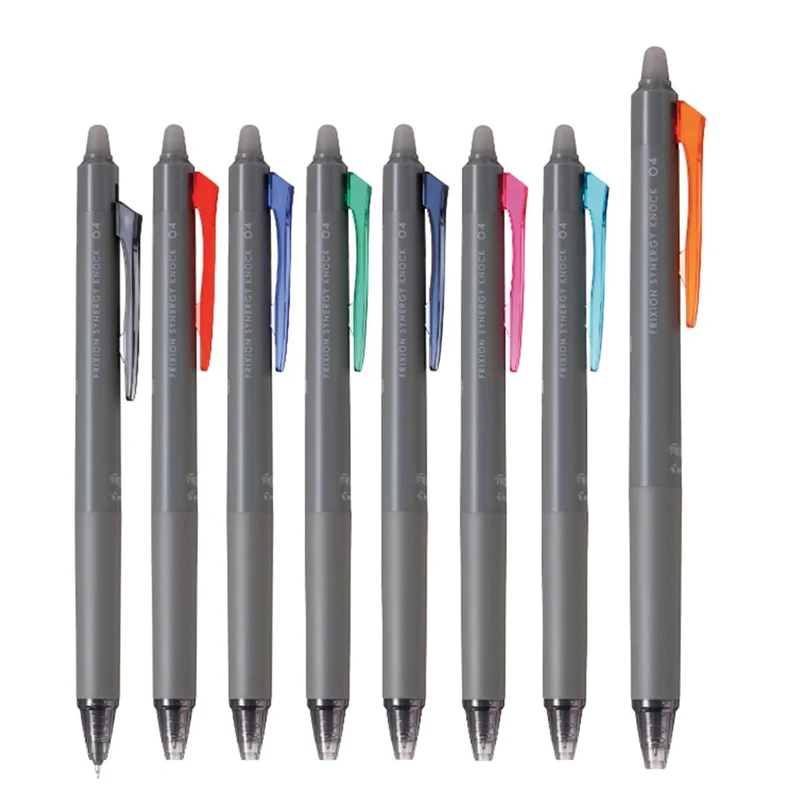 Pilot Frixion Synergy Erasable Gel Ink Pens 8 Color Pack 0.4mm