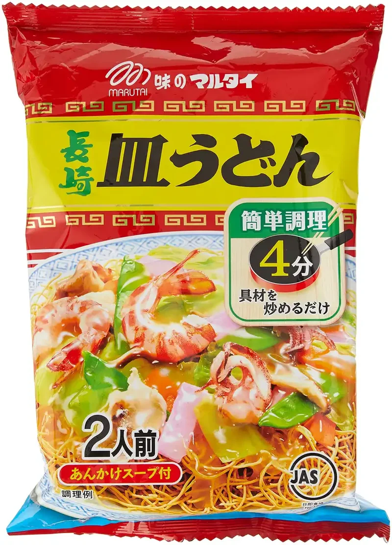 Marutai Nagasaki Sara Udon Instant Crispy Noodles 140G Single Pack