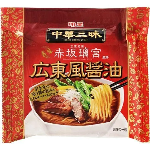 Myojo Ippeichan Chukazanmai Cantonese Soy Sauce Ramen Noodles 104g 1 Pack