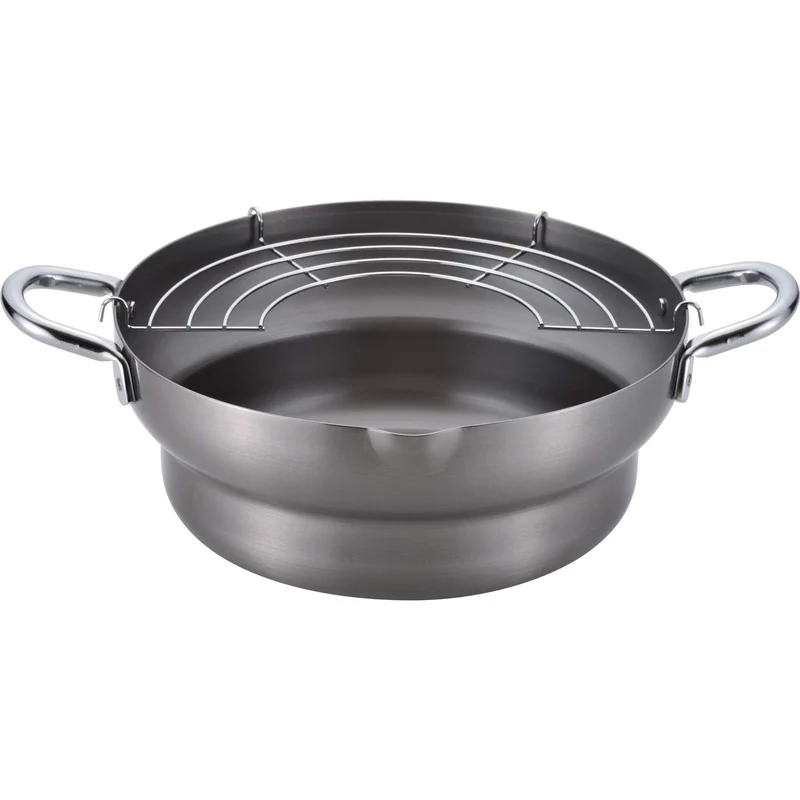 Chitose Non-Stick IH Compatible 24Cm Deep Fry Pot for Tempura