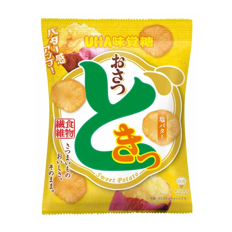 Uha Mikakuto Salted Butter Sweet Potato Chips 65g