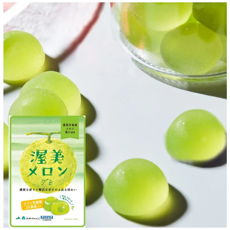 Kaneka Juicy Japanese Melon Gummies 40g